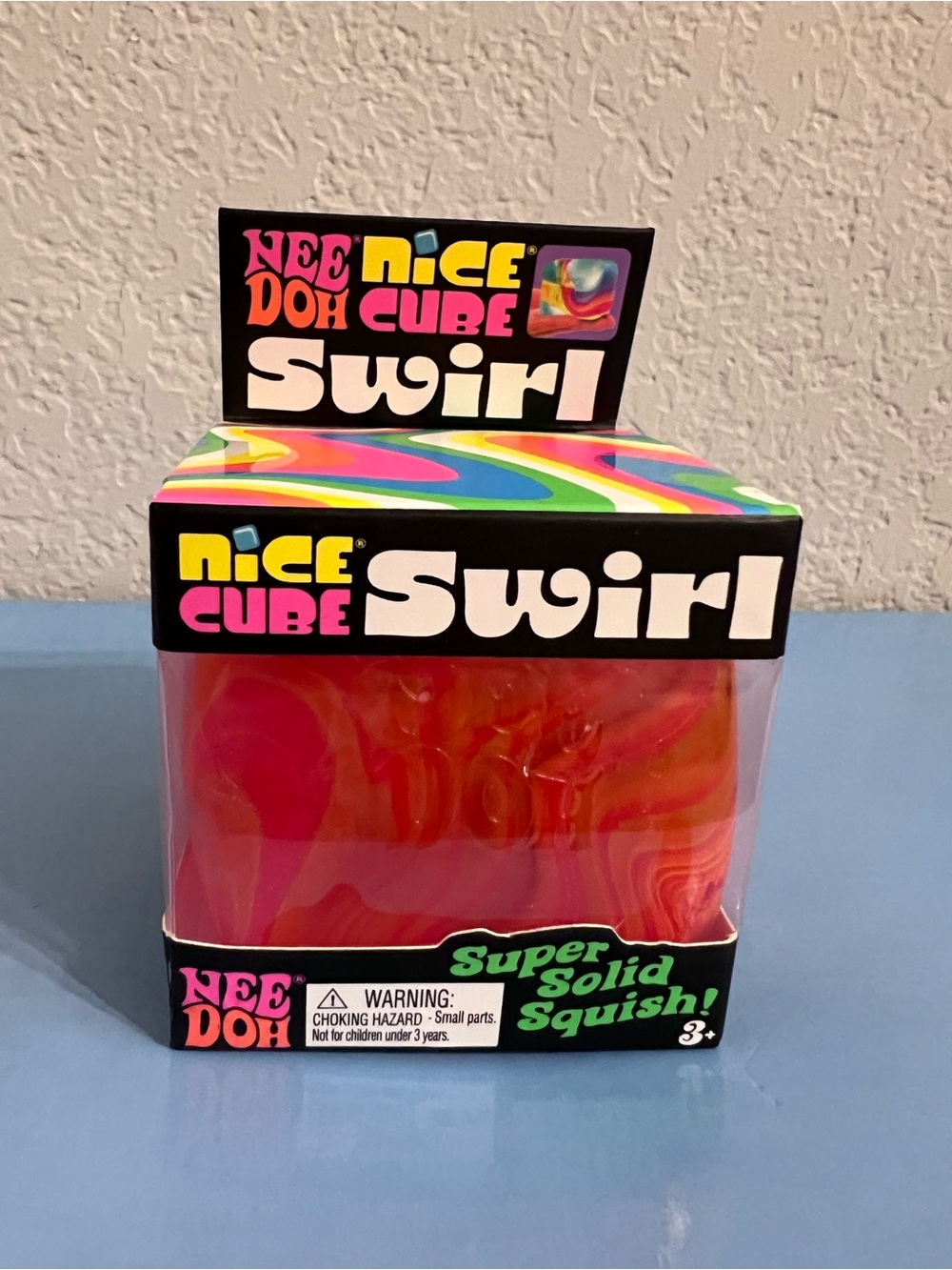 Authentic Rare color Swirl Nice Cube - Red and Orange Swirl🧡🧊❤️🧊🧡🧊❤️